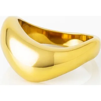 Prsten Flamenco Mystique Pozlacený prsten z chirurgické oceli, pozlacený PST926, velikost prstenu: US7 EU14 Velikost prstenu: US9 EU20