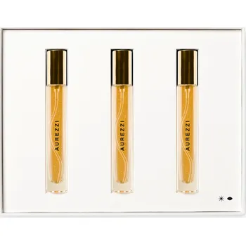 Ústní voda AUREZZI Sada ústních sprejů s 24K zlatem Mouthspray 3 pack - Gold