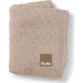 Dětská deka Elodie Pointelle pletená deka Elodie Details Barva: Blushing pink