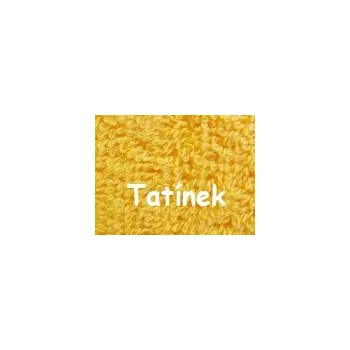 Ručník Ručník s výšivkou Tatínek 50x100 (5-sytě_žlutá)+