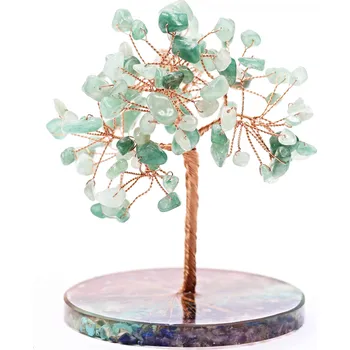 Drahý kámen Magieprirody.cz Stromeček štěstí z avanturinu zeleného #ZB363 harmonická dekorace s energií přírody