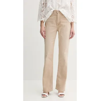 Dámské džíny Džíny Guess dámské, high waist, W5RA33 D5LL1 W5RA33.D5LL1 béžová 80X, vel. 25/33