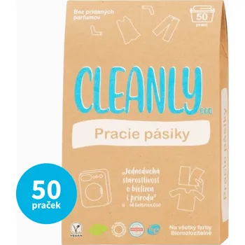Prací prášek Prací pásky CleanlyEco na 50 praní bez parfemace