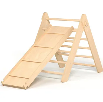 Dřevěná hračka Piklerové trojúhelník nelakovaný a oboustranná deska 120cm