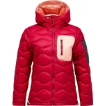 Peak Performance W Helium Utility Down Hood Jacket - tech burgundy L