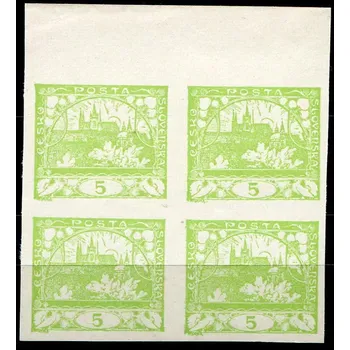 Poštovní známka Českosloveská pošta (1948) č. NT3 ** (4-bl) - Československo - Novotisk - 30 let čs. poštovní známky