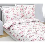 Bellatex Povlečení krepové Růže růžová rozměr 140x200, 70x90 cm 225452228