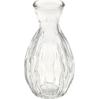 Váza CHAKS Vázička skleněná Joy mini čirá 6,5 x 11,5 cm