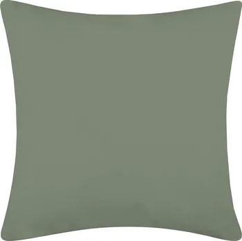 Povlak na dekorativní polštářek DARRÉ Bavlněný povlak na polštář Jednobarevný perkálový - olivový Velikost: 40 x 40