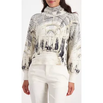 Dámský svetr MONARI GLAMOUR NIGHTS dámský svetr béžový vzorovaný