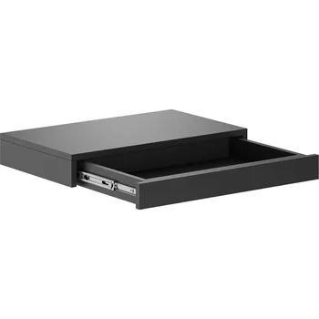 Elektrická zásuvka Zásuvka s nízkým čelem pro průmyslový stůl v podkroví černá - Černá