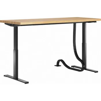 Psací stůl Černý výškově nastavitelný stůl pro studenty 120x70 - Černá , 180x70 cm