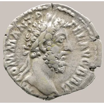 Římská říše - Denár Commodus „Pietas“, 186 n. l.