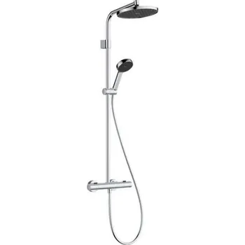 Hansgrohe Activera S - Sprchový set s termostatem, průměr 24 cm, 2 proudy, EcoSmart, chrom 28078000