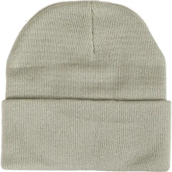 Rukavice UNI Čepice zimní pletená světle šedá