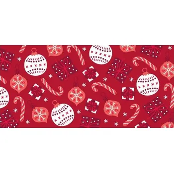 Obálka Albi Vánoční obálka na peníze - Červené ozdoby