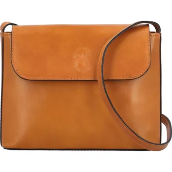 Kabelka Trendy dámská kožená crossbody Deliss, koňaková