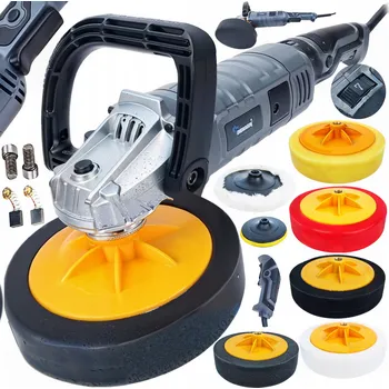 leštička ONDRAGON Elektrická leštička 2700W s regulací otáček + 5x leštící houbička