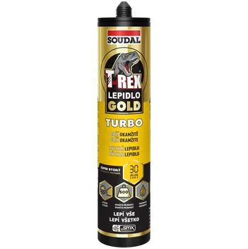 Průmyslové lepidlo SOUDAL lepidlo T-REX GOLD TURBO, 290ml