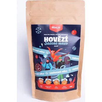 Sušené maso Mlsej.to Vánoční hovězí solené Balení: 100 g