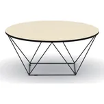 Kulatý konferenční stůl WIRE, průměr 105 cm, bříza 105880011