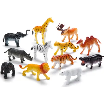 Figurka FAUNICA - Zvířátka figurky v tubě - Safari