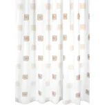 Koupelnové závěsy Čtverec béžová 180x200 cm