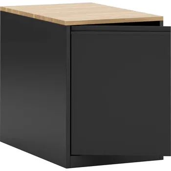 Psací stůl Podstavec pod stůl pro studentské pokoje a kanceláře, bílý - Černá , Vlevo (podstavec)