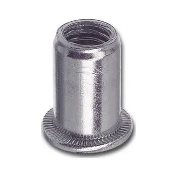 Nýt Nýtovací matice plochá hlava s ozubením, otevřená M10, ocel pozink