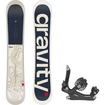 Snowboard Gravity snowboards Snowboard komplet Gravity Cosa 25/26 + vázání Gravity Drift Velikost: 158W cm, Velikost vázání: M