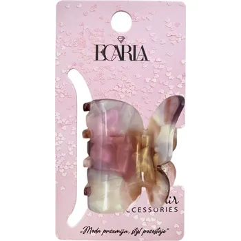 Flamenco Mystique Sponka do vlasů, motýlí spona, růžová, 4 cm SP340R