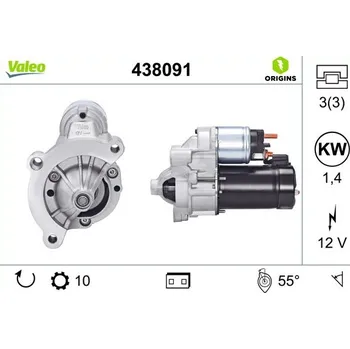 Autoelektrika Startér VALEO 438091