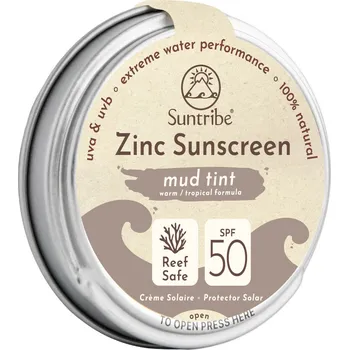 Přípravek na opalování Suntribe Přírodní zinkový opalovací krém SPF 50 Tělová 45 g