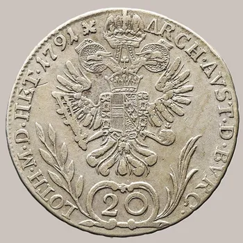 Leopold II. – 20 krejcarů 1791 H, Günzburg