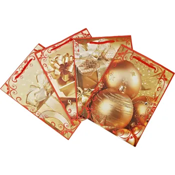 Nákupní taška DUCCO NEW FASHION Vánoční papírová taška vzor G13 24 x 17 cm