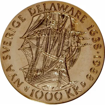 Zlatá mince Švédska "Carl XVI Gustaf 1000 kroner" 5,22 g ryzího zlata (0,900 proof)