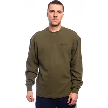 Pánské tričko Triko S Dlouhým Rukávem Karl Kani - Signature Boxy Waffle Longsleeve - Green velikost L