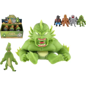 Teddies Příšera antistresová natahovací plněná pískem 270 g silikon 15 cm 4 druhy (1 ks)