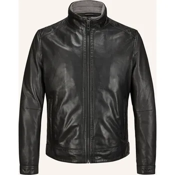 Pánská bunda Milestone Pánská Kožená Bunda Msbarney S Odnímatelnou Klopou,...