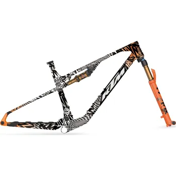 Horské kolo Rám KTM SCARP MT EVO3 29" 2026 CARBON+WHITE (BLACK+WHITE+ORANGE) Barva: Bílá, Velikost: XL Rámový set 29" Full Suspension, FOX Factory 34, špičková geometrie