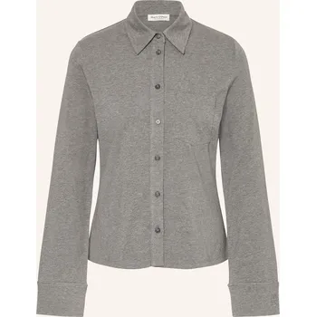 Dámská halenka Marc O'polo Dámská Košile Z Jersey, tmavě šedá, 34