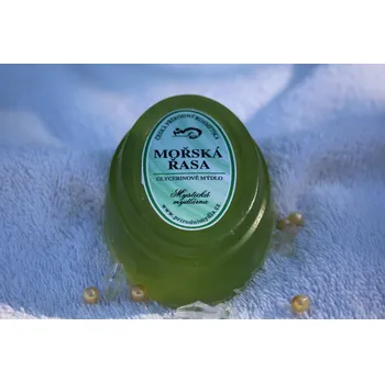 Mýdlo Glycerinové mýdlo ovál - vůně mořská řasa