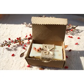 Mýdlo Přírodní olivové mýdlo s meduňkou v krabičce