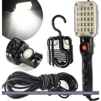 Svítilna Falon-Tech svítilna 25 LED, 230V s magnetem a hákem