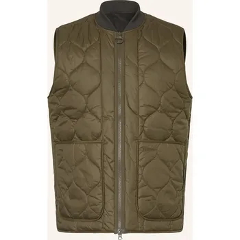Pánská vesta Barbour Pánská Steppovaná Vesta Liddesdale, olivová, 48