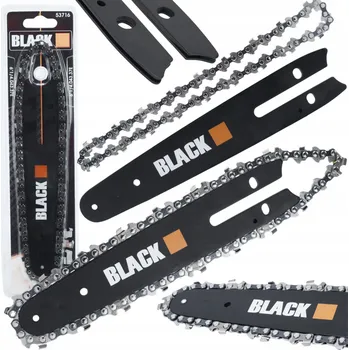 Pilová lišta Black vodicí lišta + řetěz 6" 15 cm 1/4'' 37T