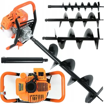 Vrták BullTech Benzinový půdní vrták + 4 vrtáky (10,15,20,25,30)