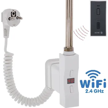 Topná tyč Hydronix Home Plus WiFi, čtvercový profil, topná tyč Barva topné tyče: Bílá, Výkon topné tyče: 300 W, Připojení topné tyče: S kabelem se zástrčkou