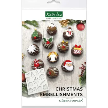 Forma na pečení KATY SUE silikonová forma vánoční symboly
