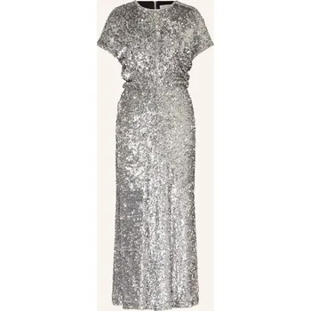 Dámská móda Rich & Royal Dámské Šaty S Flitry, stříbrná, 42